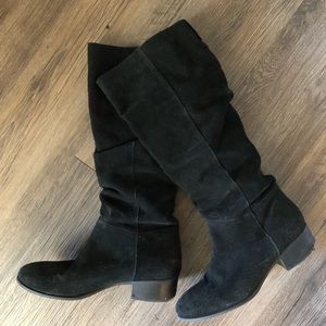 Steve Madden Ponderosa Black Suede Boots